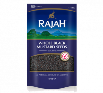 Rajah Whole Black Mustard Seed 100gm