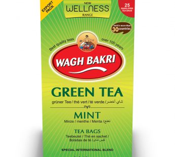 WB GREEN TEA BAGS MINT 37,5GM